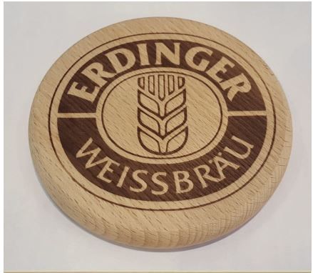 Bierkrugdeckel ERDINGER Weißbräu 