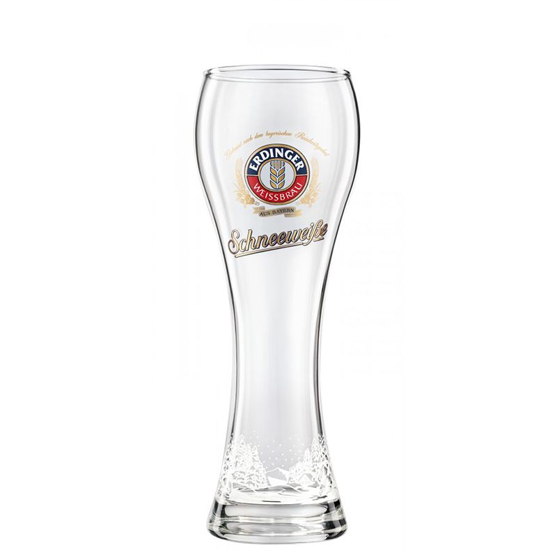 Glas Schneeweiße 0,5l ERDINGER Weißbräu 