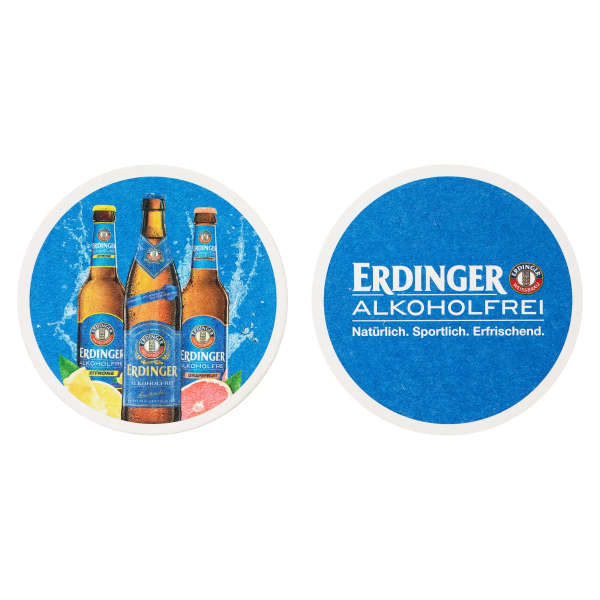 Bierdeckel ERDINGER Alkoholfrei Bild 1