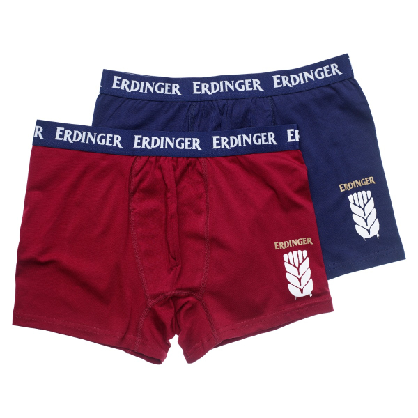 Boxershorts ERDINGER Weißbräu blau/bordeaux 2-er Image 2