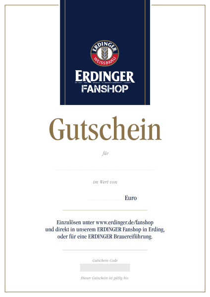 ERDINGER Weißbräu Gift voucher Image 3