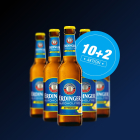 ERDINGER Weißbier Alkoholfrei Zitrone Paket - Aktion 10 + 2