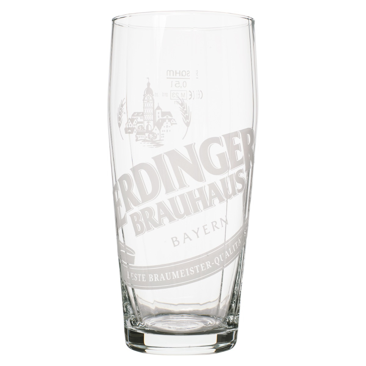 Glas Willi Becher 0,5l ERDINGER Brauhaus