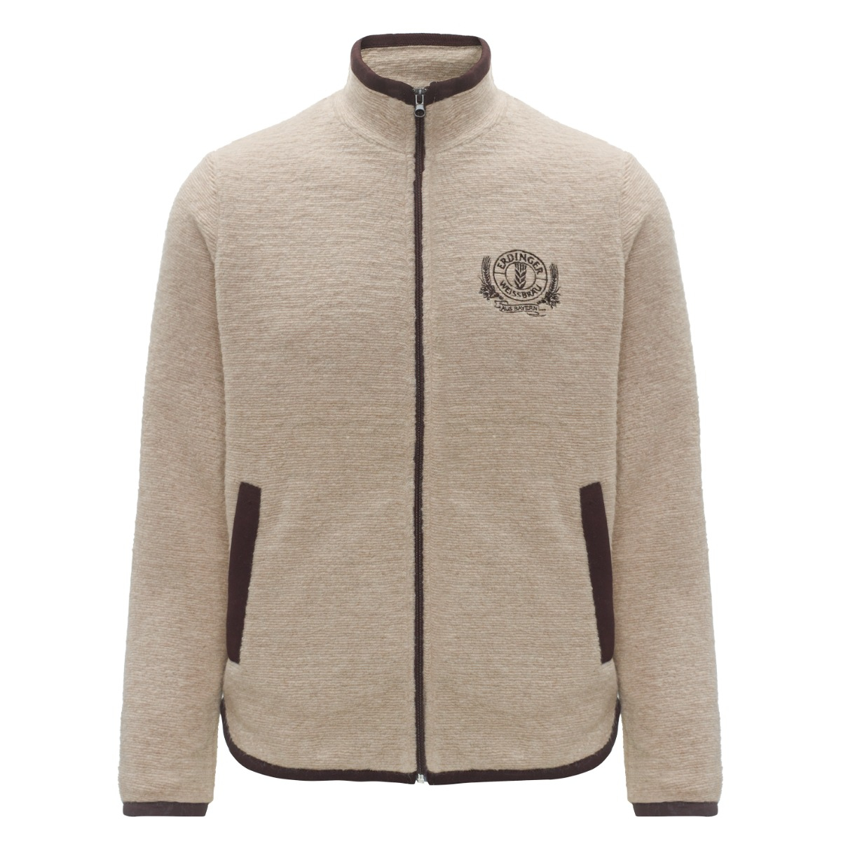 Fleecejacke ERDINGER Weißbräu beige