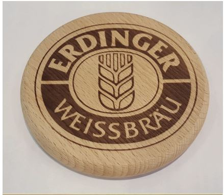 Bierkrugdeckel ERDINGER Weißbräu 