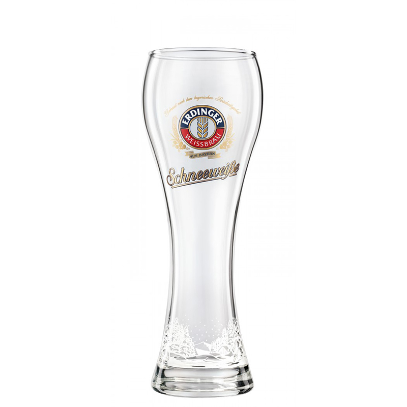 Glas Schneeweiße 0,5l ERDINGER Weißbräu 