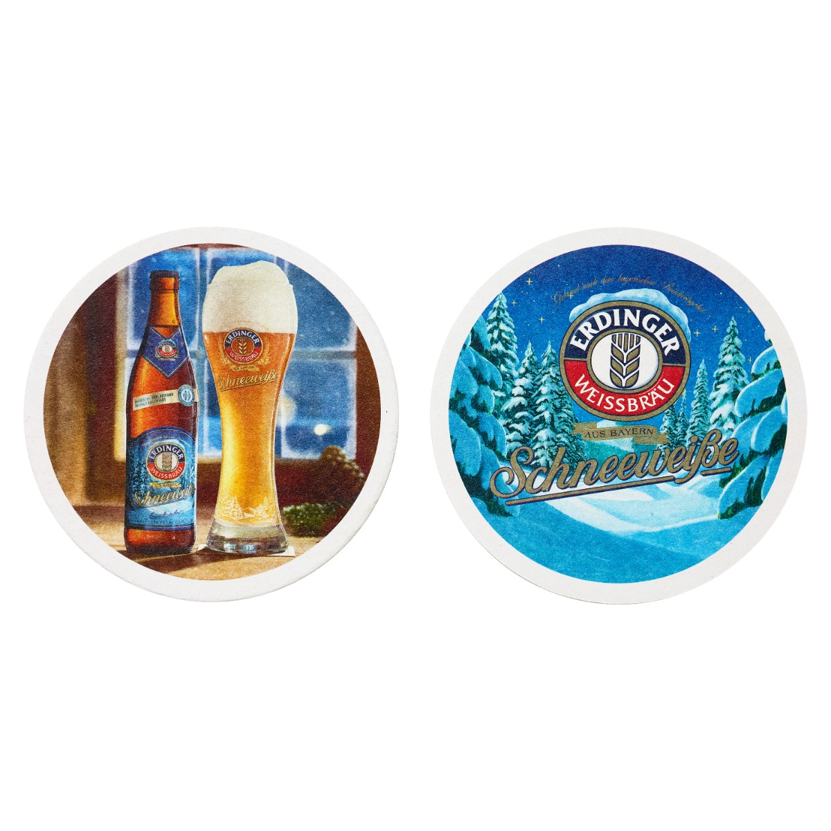 Bierdeckel Schneeweiße 