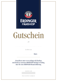 ERDINGER Weißbräu Gift voucher