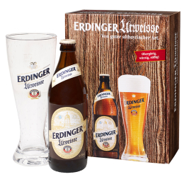 Präsentkarton Urweisse 1 Flasche/1 Glas