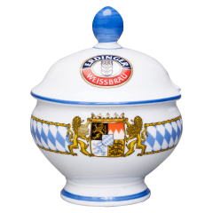 Porzellan Senftopf ERDINGER Weißbräu