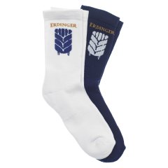 Socken ERDINGER Weißbräu weiß/blau 2-er