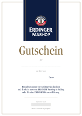 ERDINGER Weißbräu Geschenk-Gutschein