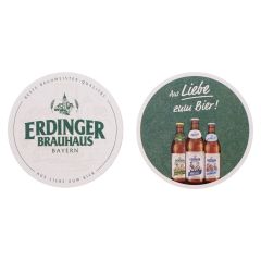 Bierdeckel rund Erdinger Brauhaus