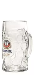 Krug Glas 1,0l ERDINGER Weißbräu